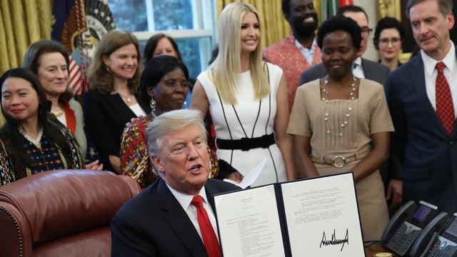 President Trump Signs Memorandum Launching The "Women's Global Development And Prosperity" Initiative 